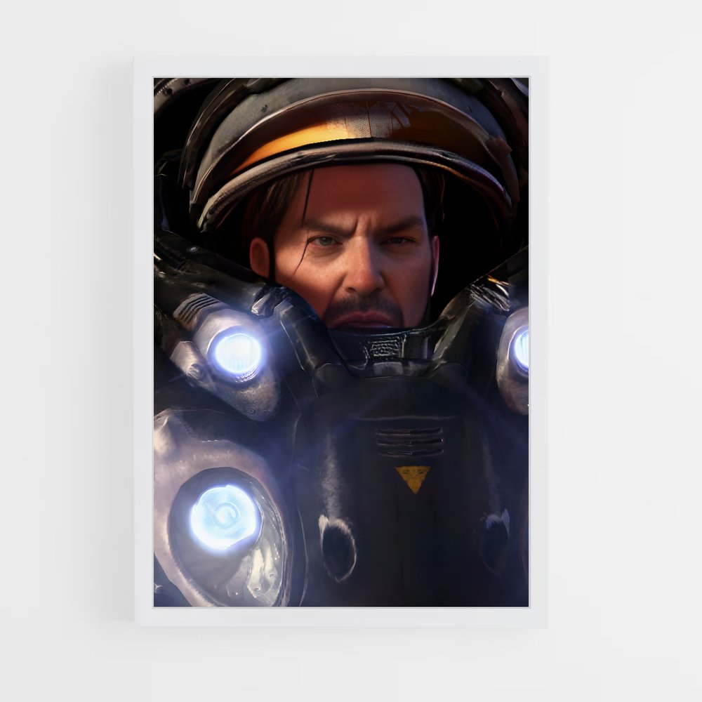Poster Vision de Jim Raynor – affiche Starcraft (vue 3)